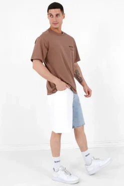T-Shirt Barcode Marron