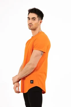 T-Shirt Bas Arrondi Orange
