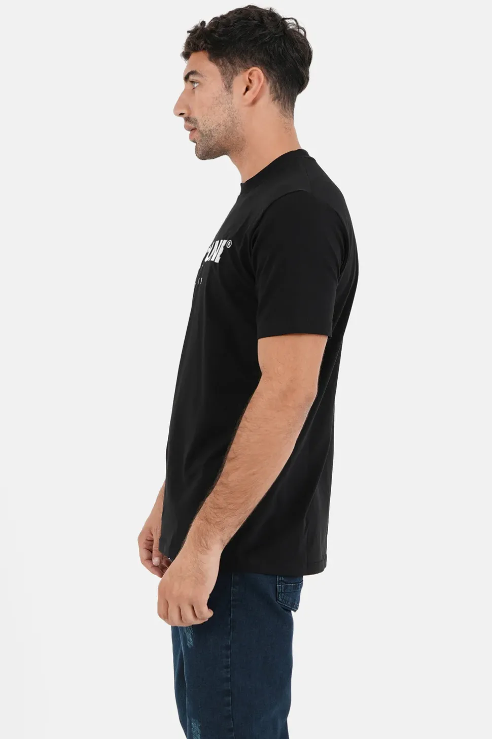 T-Shirt Broderie Logo Paris Noir