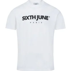 T-Shirt Broderie Logo Paris Blanc