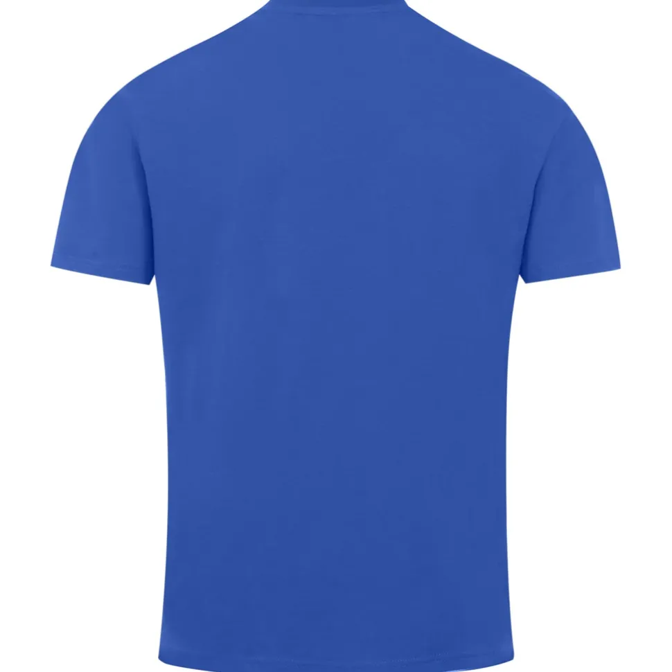 T-Shirt Broderie Logo Paris Bleu Fonce