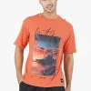 T-Shirt California Sunset Orange