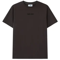 T-Shirt Citation Brode Gris Fonce