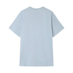 T-Shirt Coeur Brode Bleu Clair