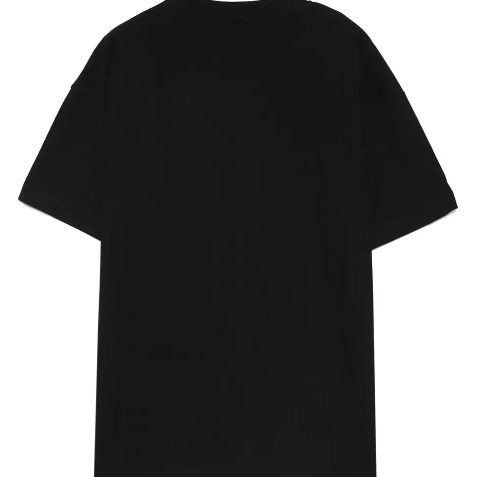 T-Shirt Coeur Brode Noir