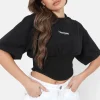 T-Shirt Corset Court Noir