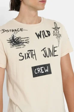 T-Shirt Crew Beige