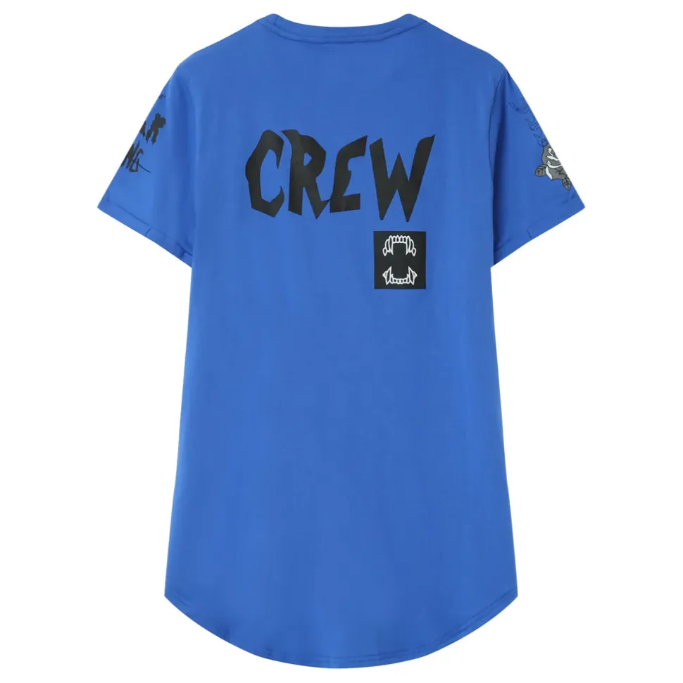 T-Shirt Crew Bleu Fonce