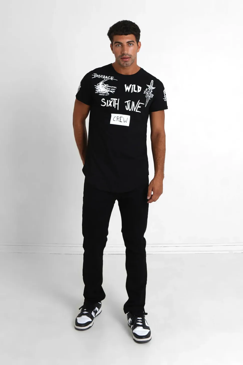 T-Shirt Crew Noir