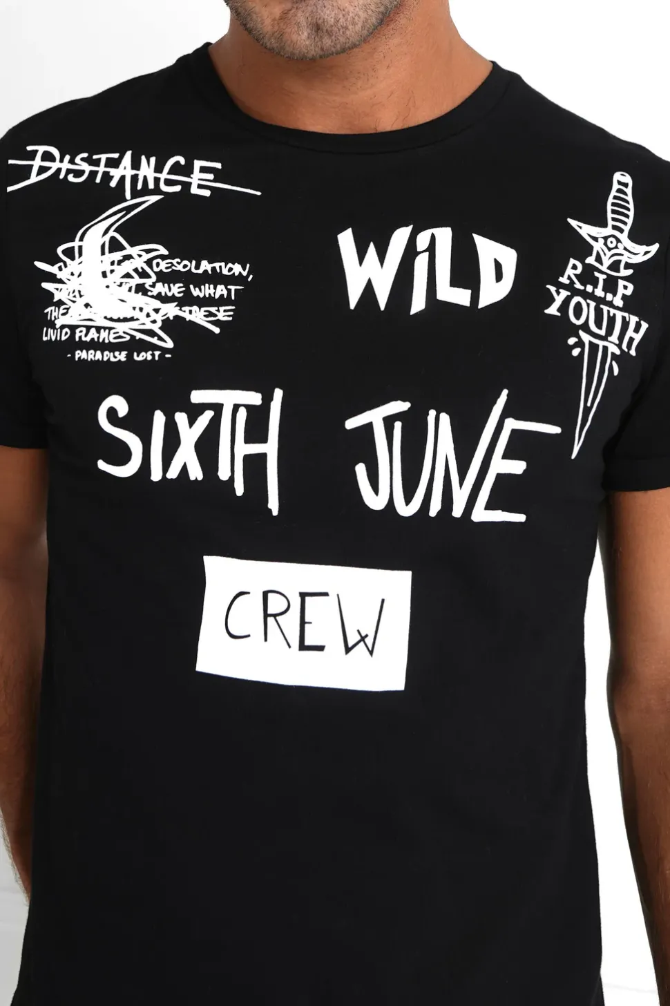 T-Shirt Crew Noir
