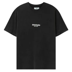 T-Shirt Dos Imprime Gris