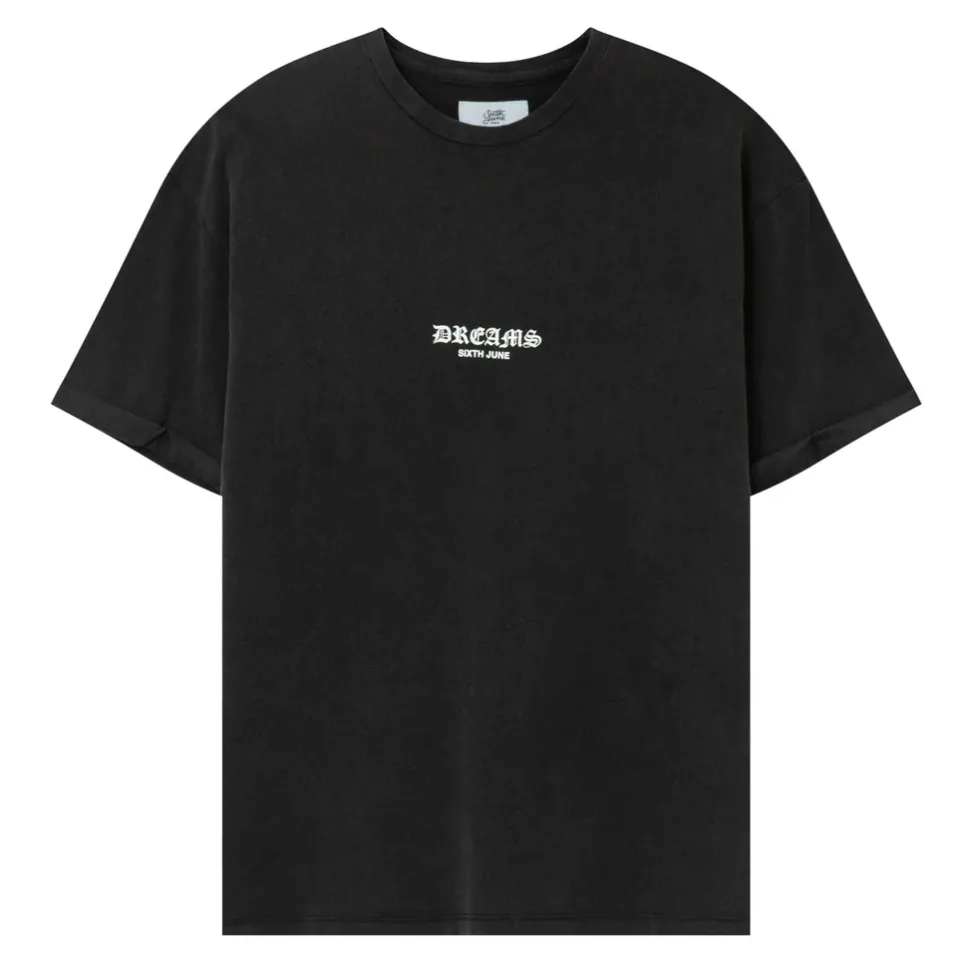 T-Shirt Dos Imprime Gris