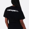 T-Shirt Double Logo Noir