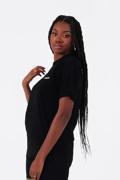 T-Shirt Double Logo Noir