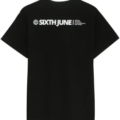T-Shirt Double Logo Noir