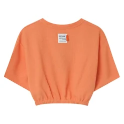 T-Shirt Elastique Gaufre Orange