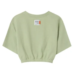 T-Shirt Elastique Gaufre Vert Clair