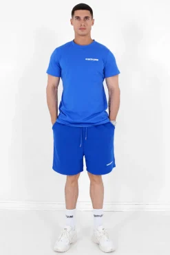 T-Shirt Essential Logo Bleu Fonce
