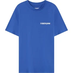 T-Shirt Essential Logo Bleu Fonce
