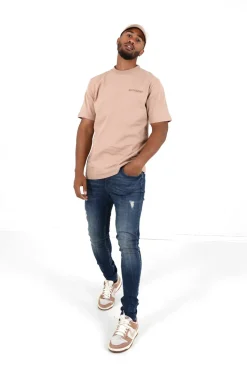 T-Shirt Logo Brode Beige