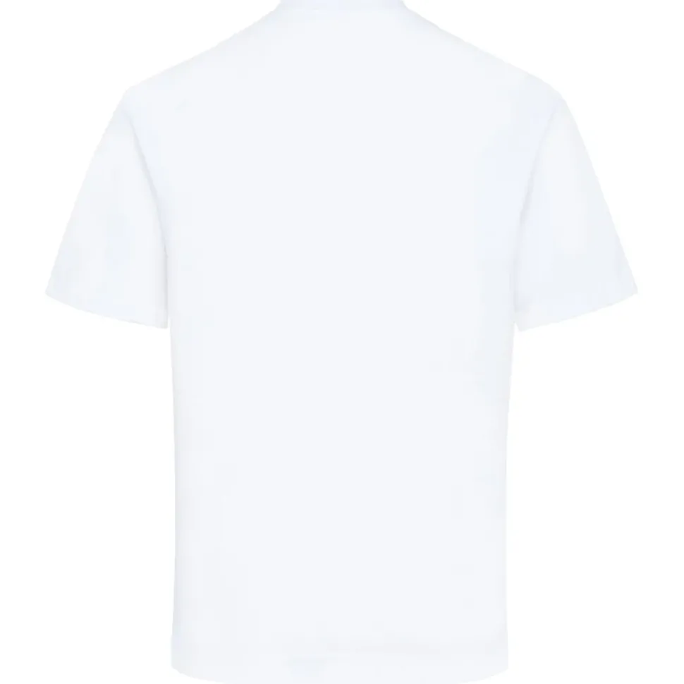 T-Shirt Logo Brode Blanc