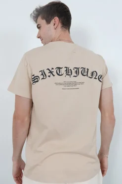 T-Shirt Logo Gothique Beige