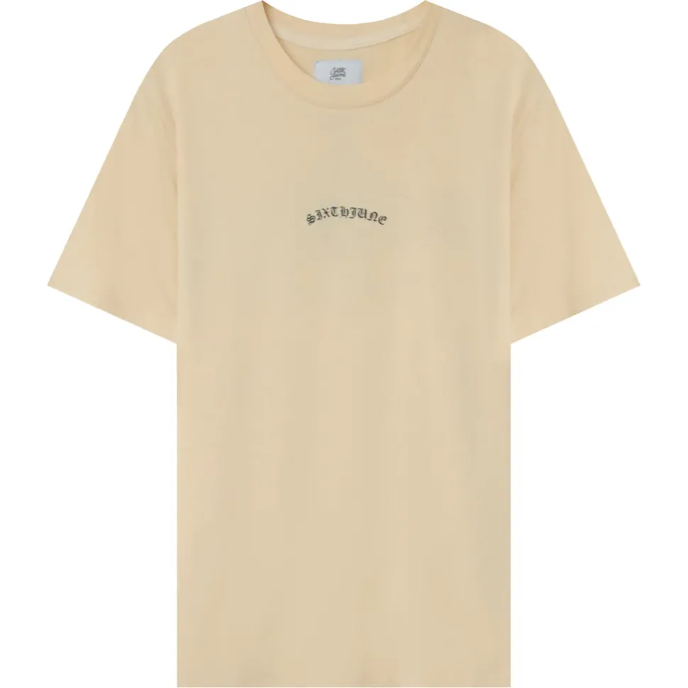 T-Shirt Logo Gothique Beige