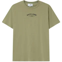T-Shirt Logo Incurve Avant Arriere Vert