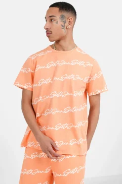 T-Shirt Logo Signature Orange