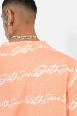 T-Shirt Logo Signature Orange