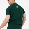 T-Shirt Logo Signature Vert Fonce