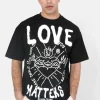 T-Shirt Love Matters Noir