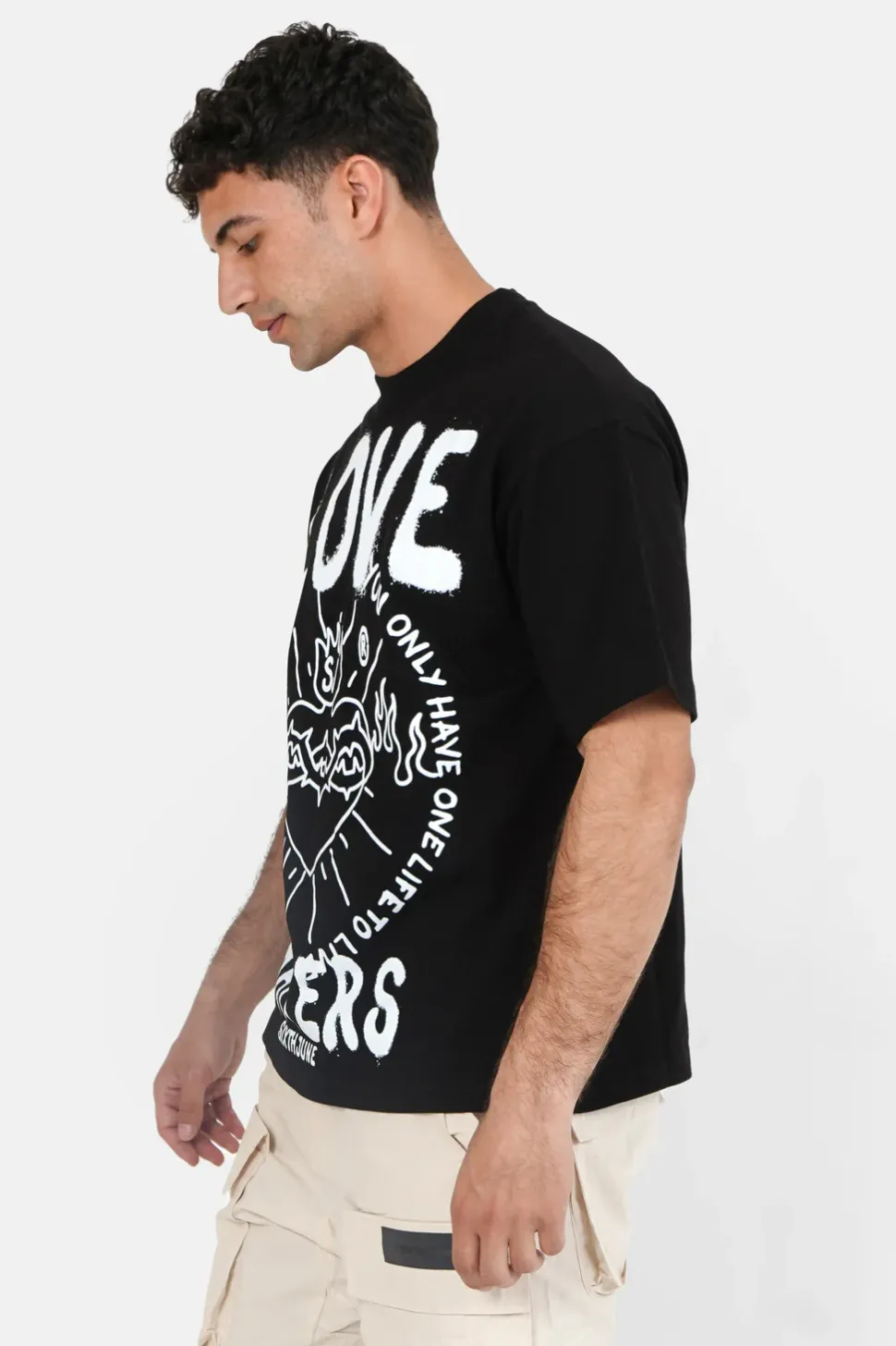 T-Shirt Love Matters Noir