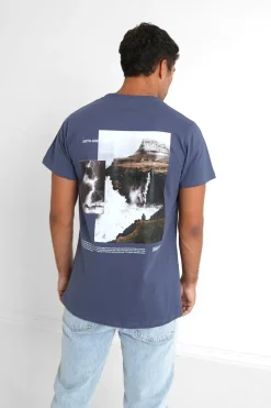T-Shirt Moodboard Bleu Fonce