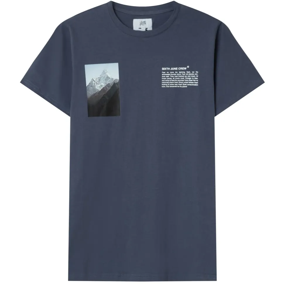 T-Shirt Moodboard Bleu Fonce