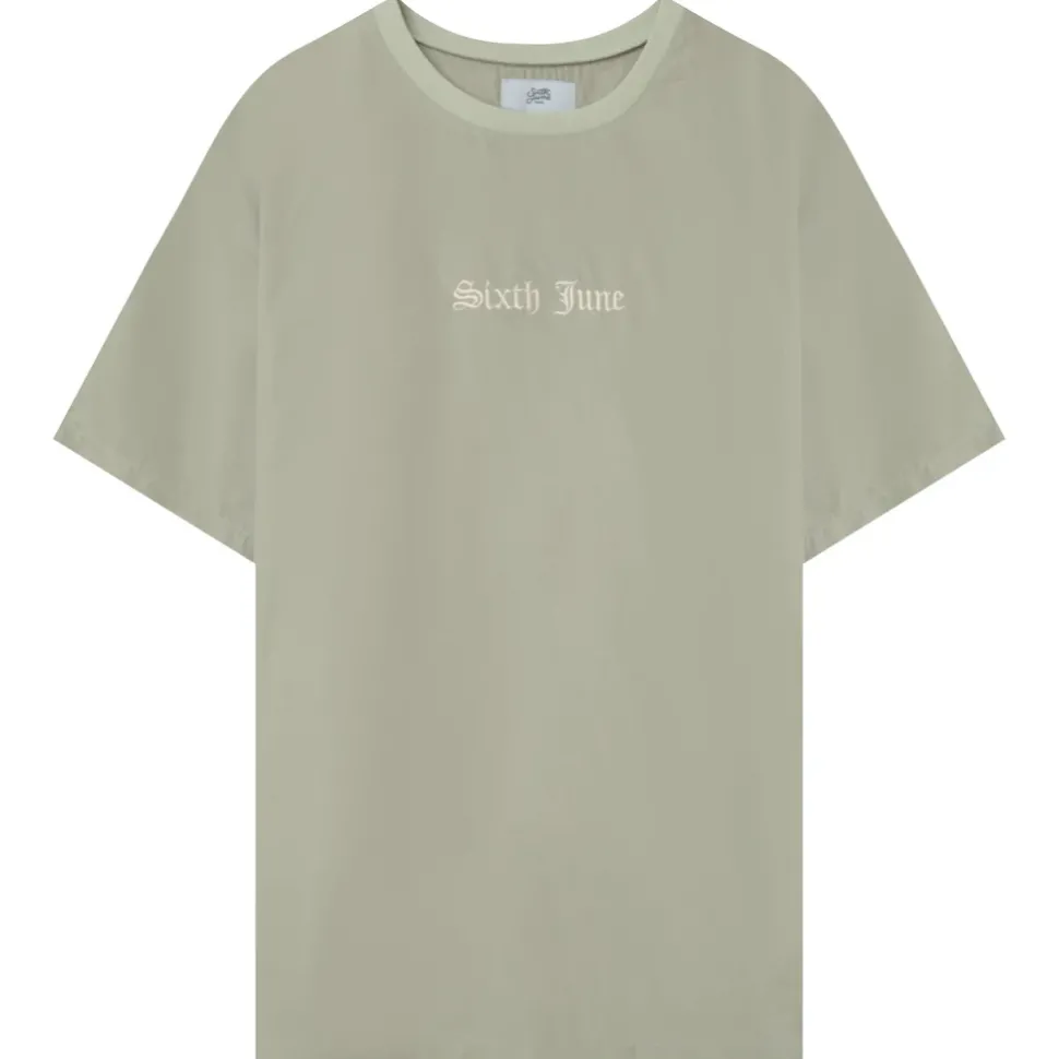 T-Shirt Oversize Gothique Vert Clair