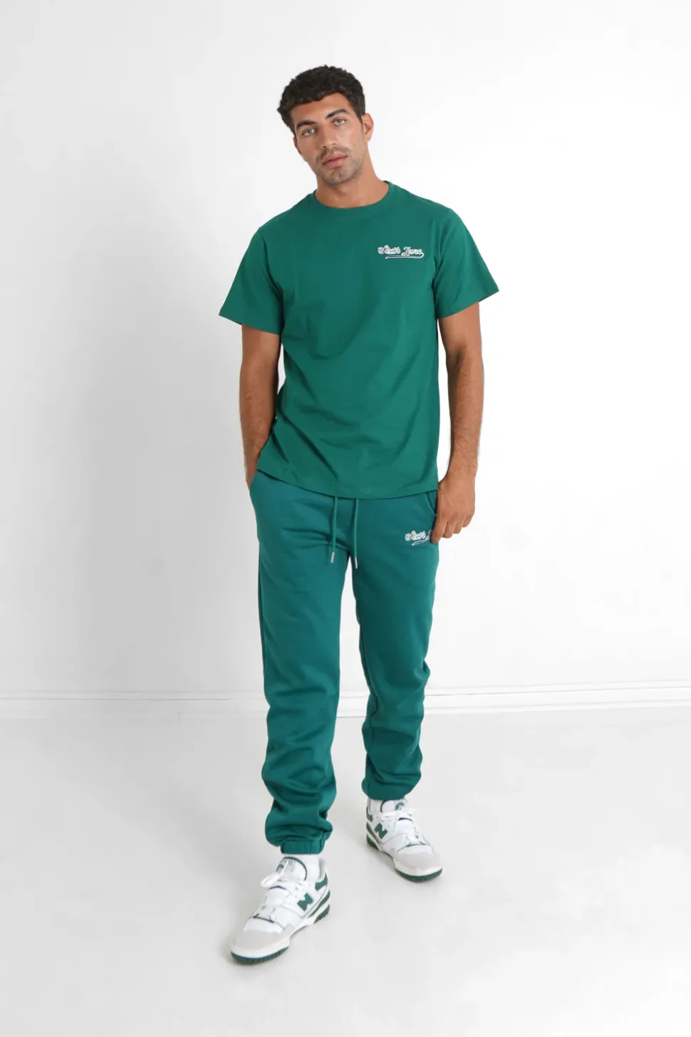 T-Shirt Retro Logo Vert Fonce