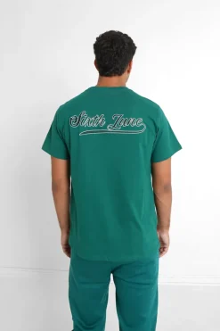 T-Shirt Retro Logo Vert Fonce