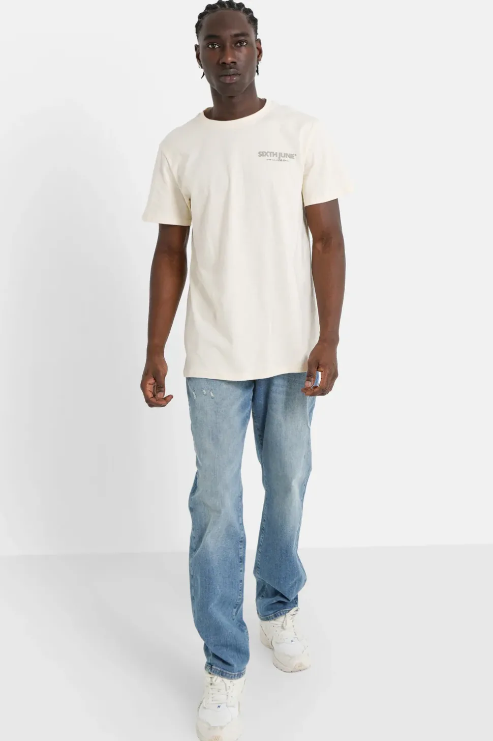 T-Shirt Self Love Club Beige Clair