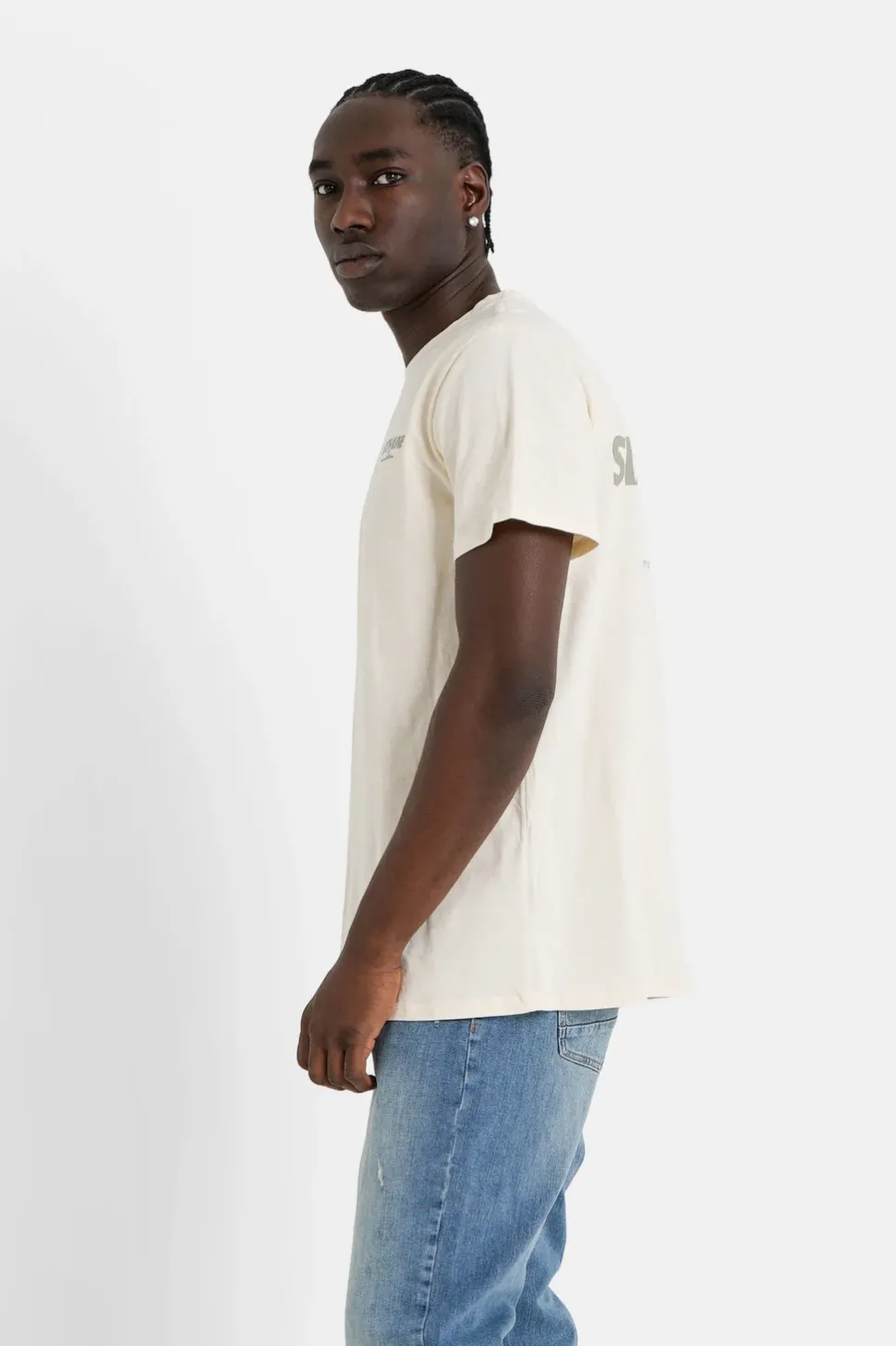T-Shirt Self Love Club Beige Clair