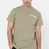 T-Shirt Self Love Club Vert Kaki