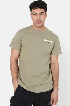 T-Shirt Self Love Club Vert Kaki