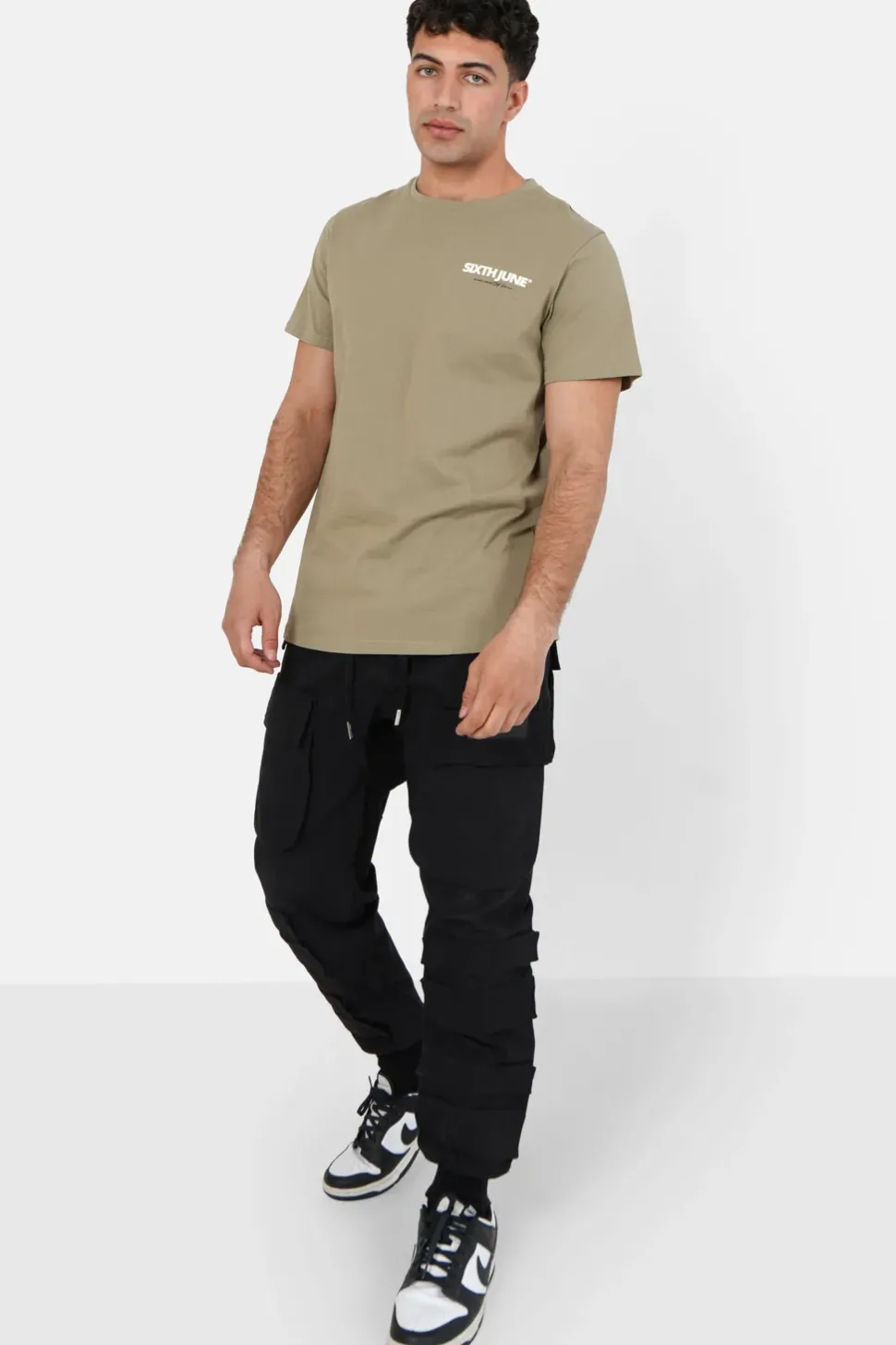 T-Shirt Self Love Club Vert Kaki