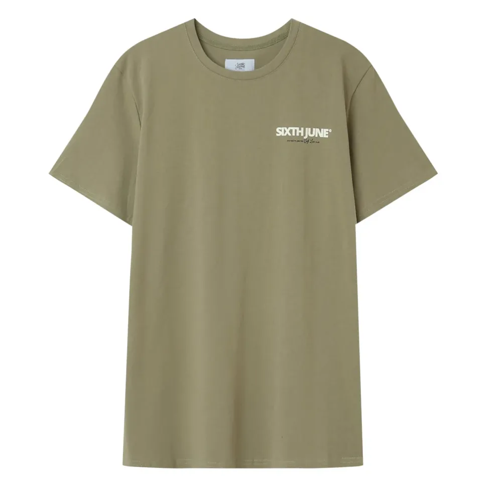T-Shirt Self Love Club Vert Kaki