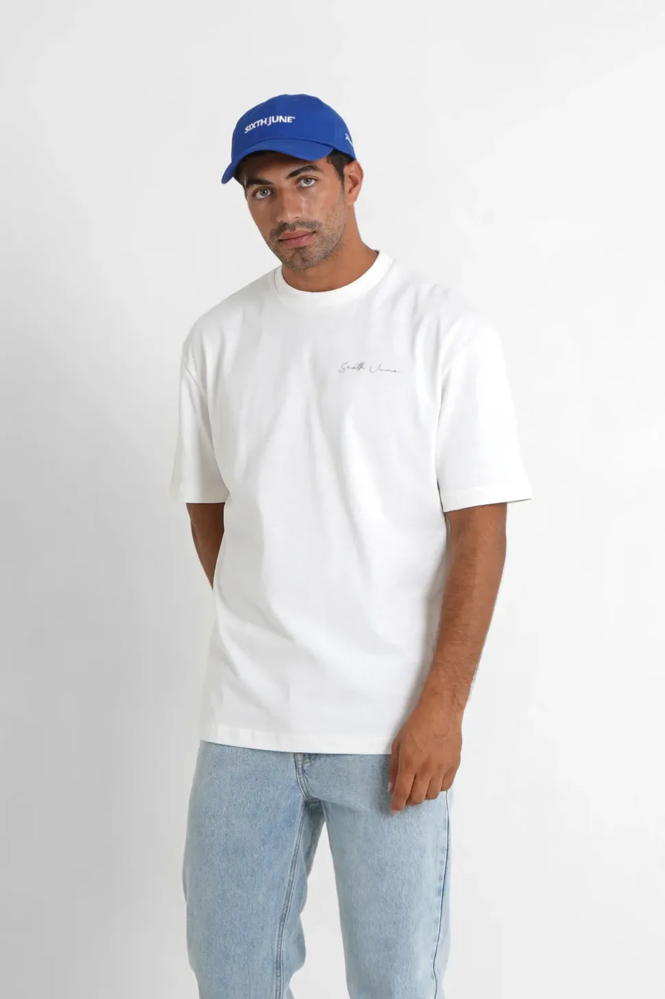 T-Shirt Signature Arriere Blanc Casse