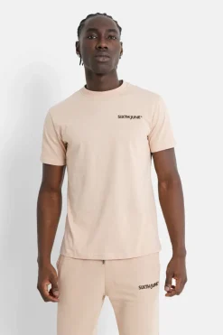 T-Shirt Soft Logo Brode Beige