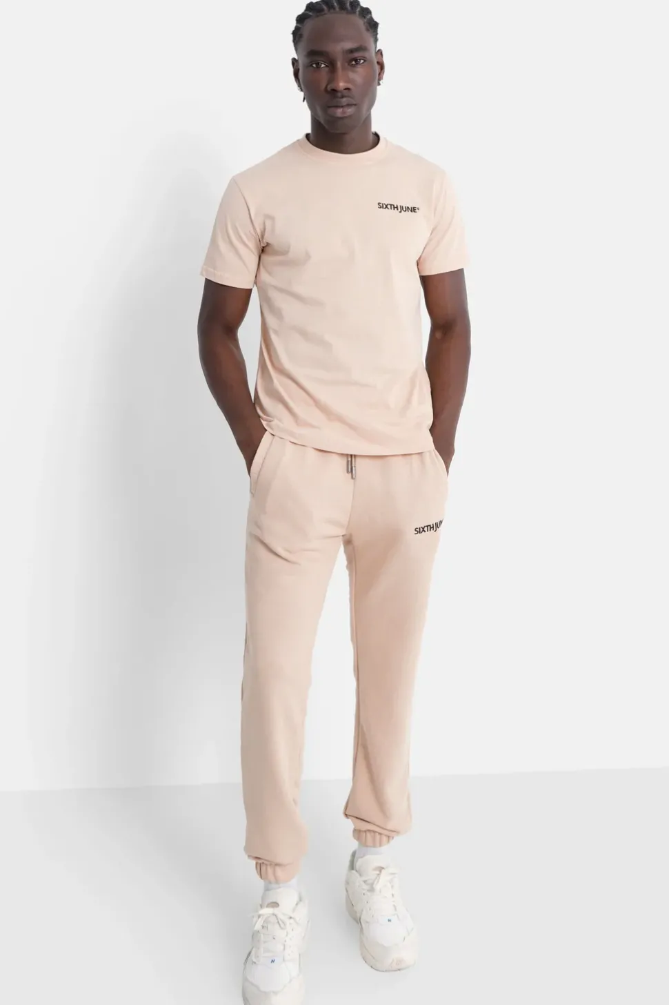 T-Shirt Soft Logo Brode Beige