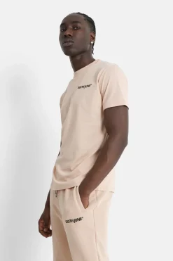 T-Shirt Soft Logo Brode Beige