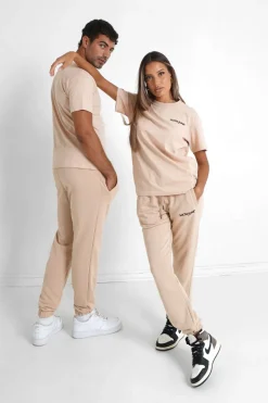 T-Shirt Soft Logo Brode Beige