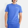 T-Shirt Soft Logo Brode Bleu Fonce